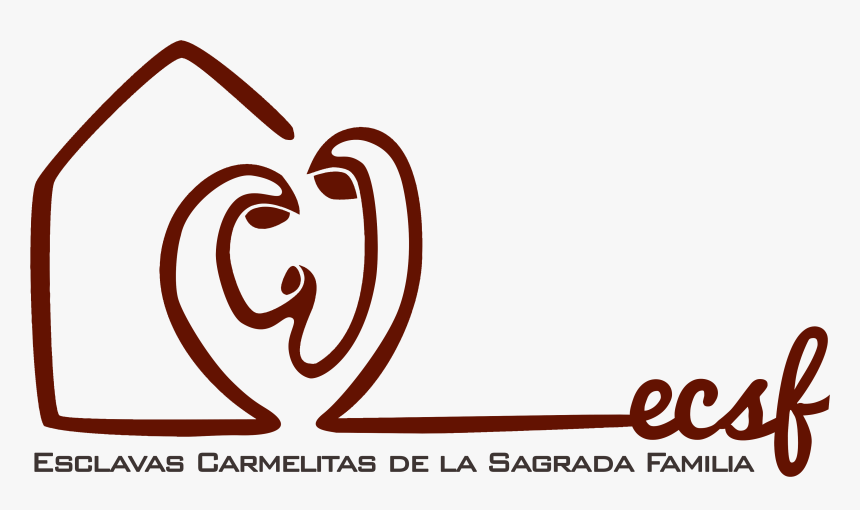Logotipo Esclavas Carmelitas De La Sagrada Familia - Graphic Design, HD Png Download