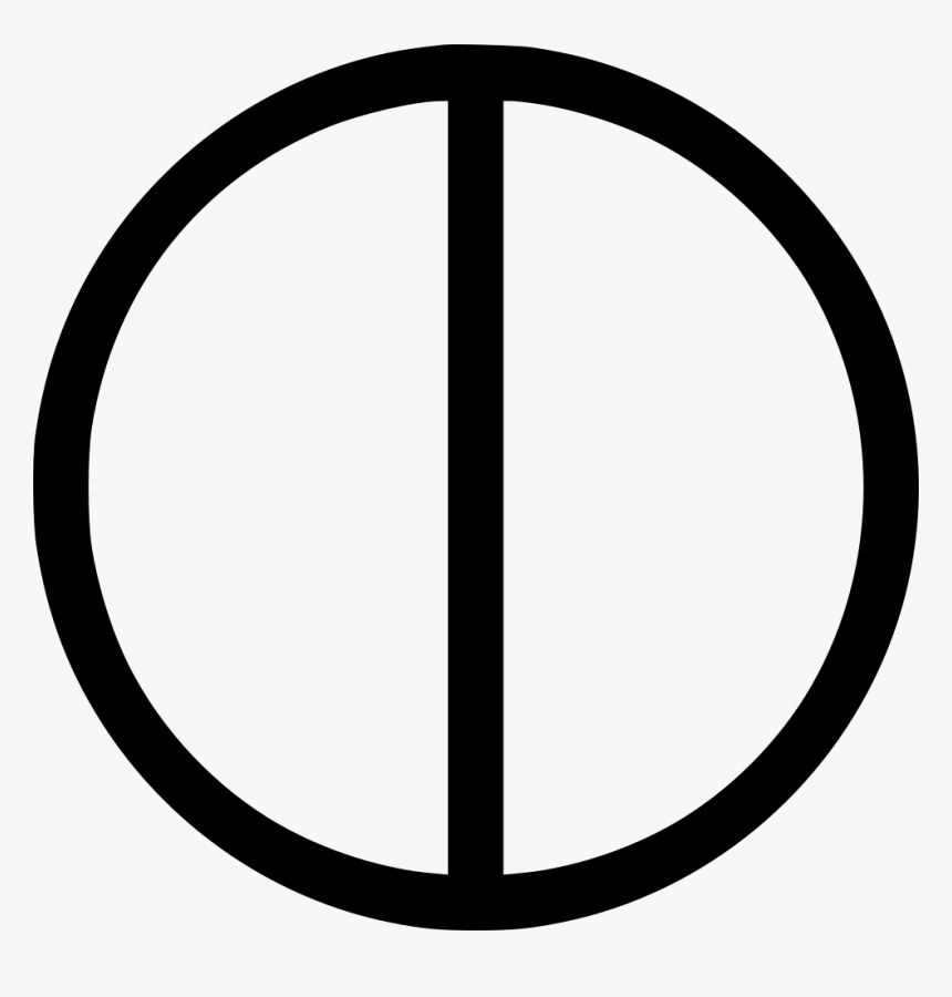 Half Moon Comments - Pie Chart Half Icon, HD Png Download