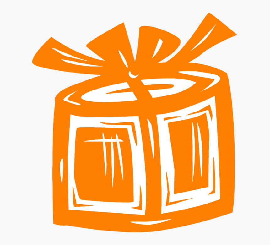 Vector Illustration Of Gift Wrapped Birthday, Anniversary,, HD Png Download