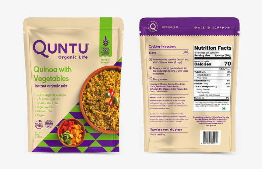 Quntu Organic Soup, HD Png Download