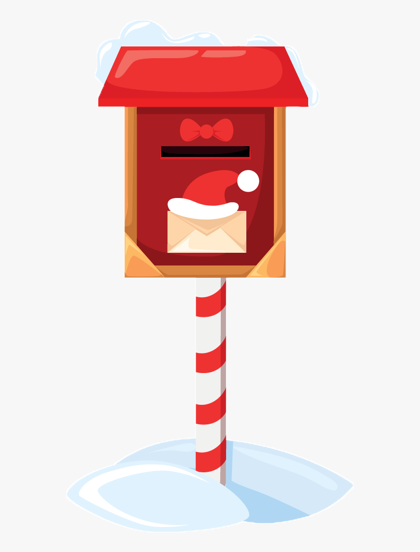Letters Dropped In These Decorated Mailboxes By The - Santa Claus Letter Clipart, HD Png Download