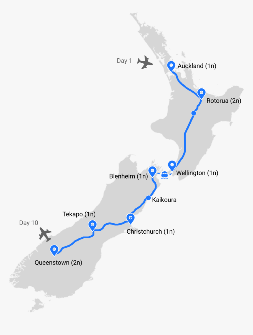 Road Trip From Christchurch To Wellington, HD Png Download