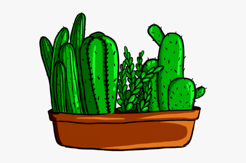 Succulent Clipart File - การ์ตูน กระบองเพชร Png, Transparent Png