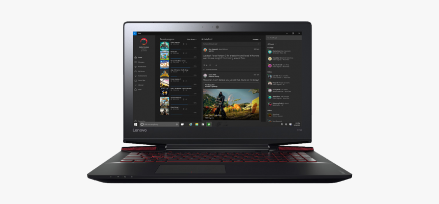 Lenovo Laptop Ideapad Y700 Touch Front 3 1 - 15.6 In, HD Png Download
