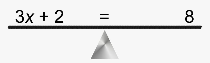 Linear Equation Seesaw - Triangle, HD Png Download