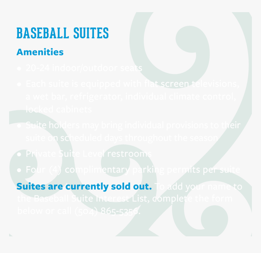 Baseball Premium Seating Text - Graphic Design, HD Png Download
