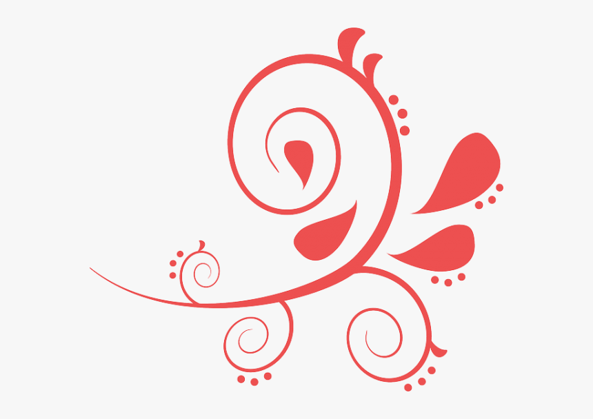 Black Henna Tattoo Design - Coral Flower Clipart, HD Png Download