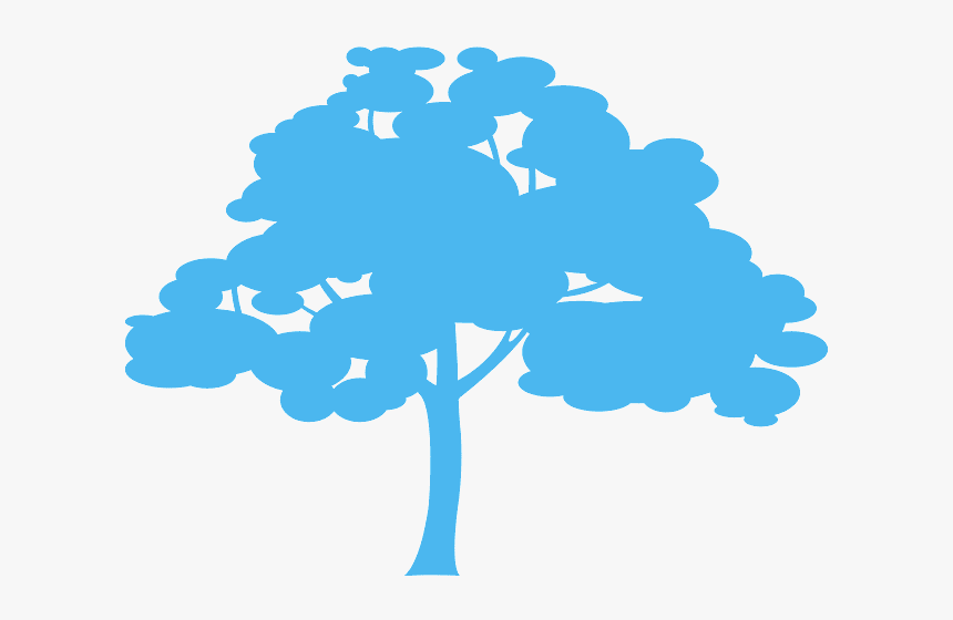 Pink Tree Silhouette Clipart, HD Png Download