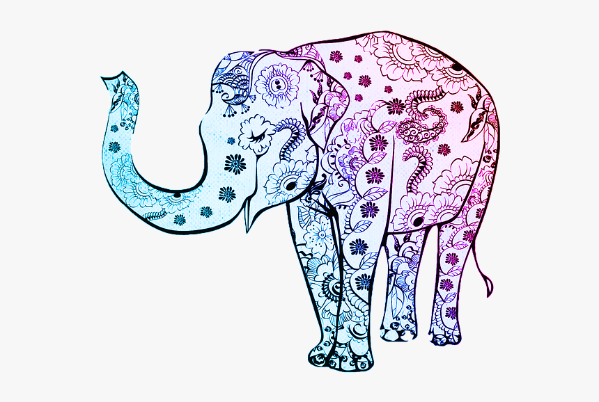 Flower Elephants, HD Png Download
