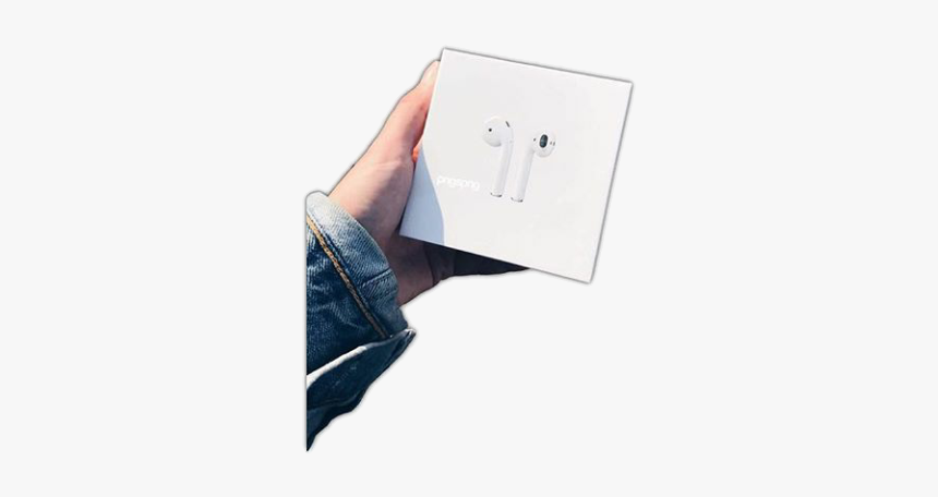 #airpods #hand #niche #png - Paper, Transparent Png