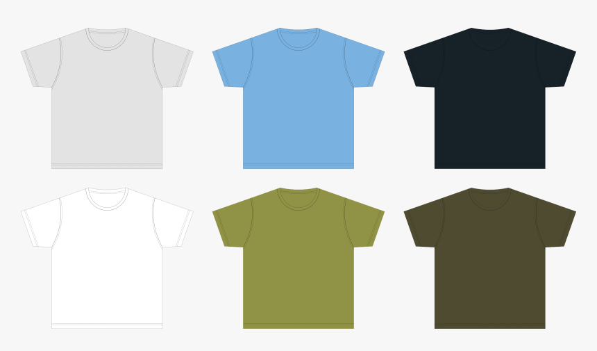 Template T Shirt Png, Transparent Png