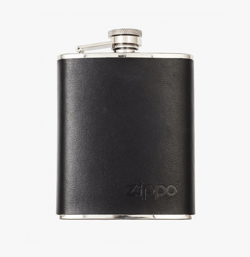 Zippo Gifts For Men - Zippo Leather Wrapped Hip Flask 6oz, HD Png Download