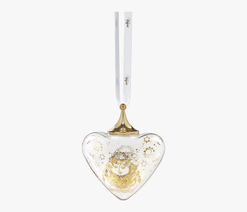 Wiinblad Christmas Heart Gold - Locket, HD Png Download