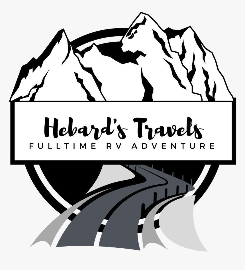 Hebards Travels Full Time Rv Clipart- - Mountain Rock Vector, HD Png Download
