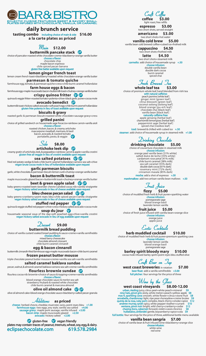 Eclipse Chocolate Bar And Bistro, HD Png Download