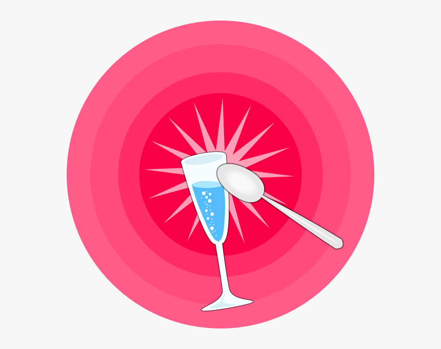 Party Glass, Plate And Spoon Vector Image - Icon, HD Png Download