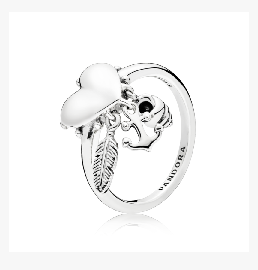 Anillo En Plata De Ley Símbolos Espirituales 
 Data - Anillo Pandora Simbolos Espirituales, HD Png Download