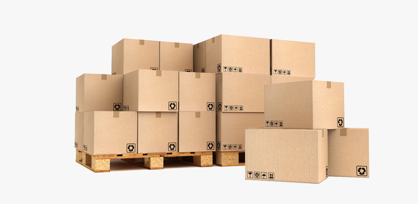 Cajas-almacenaje - Caixas De Papelao Sobre Palete, HD Png Download