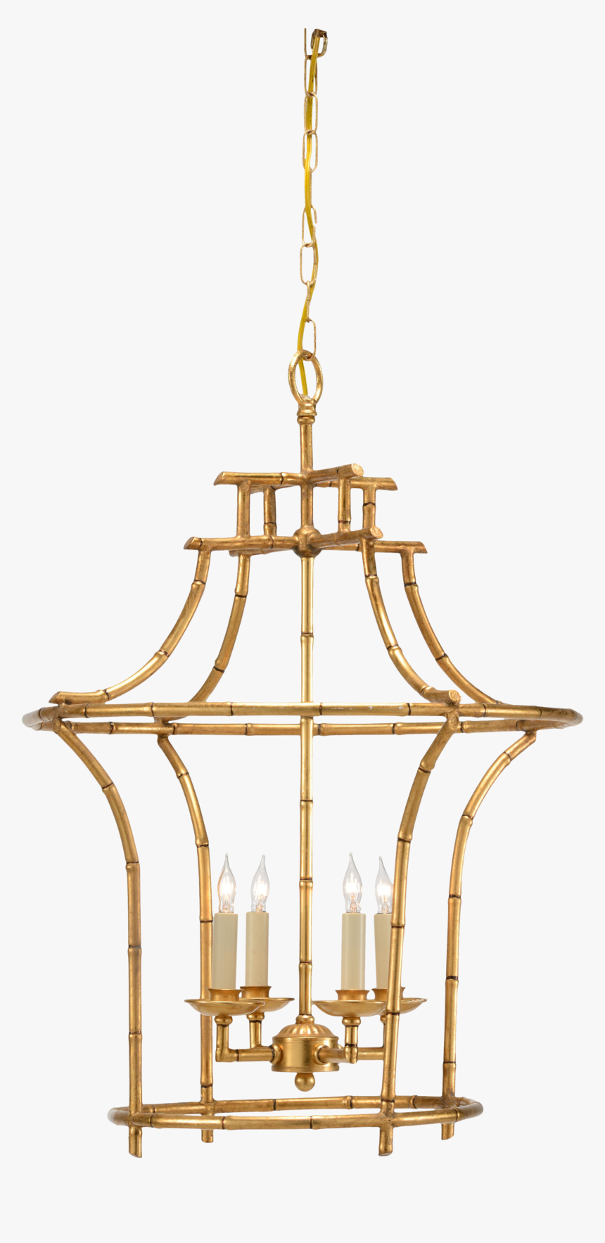 Gold Chandelier Png, Transparent Png