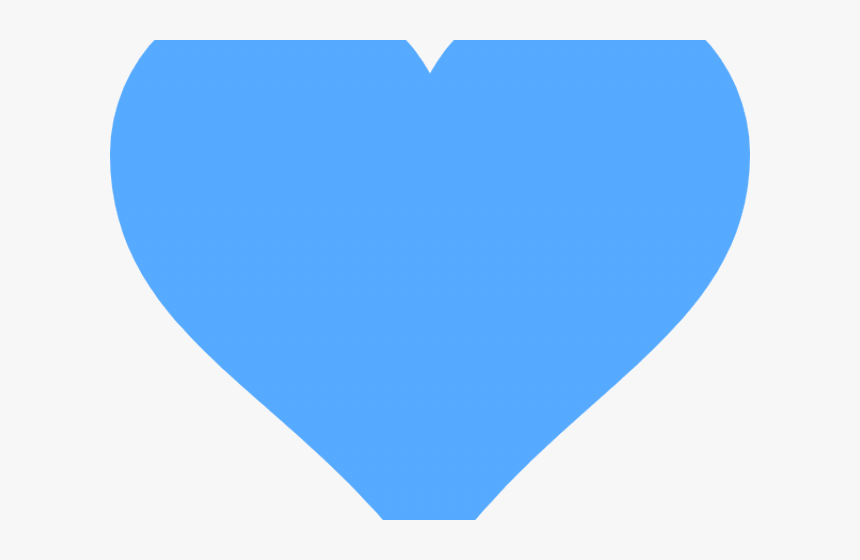 Transparent Blue Heart Clipart - Clipart Blue Heart, HD Png Download
