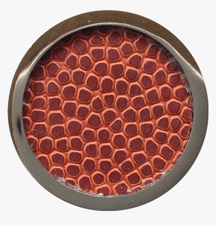 Basketball Leather Inlay Ball Marker & Hat Clip - Circle, HD Png Download