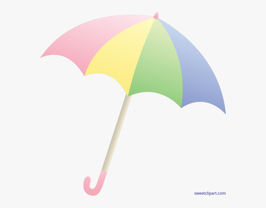 Clipart Sun Pastel - Pastel Umbrella Clipart, HD Png Download