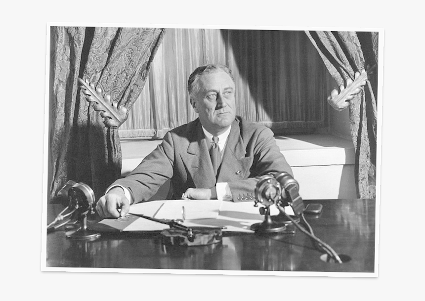 Fdr Thin Border - Roosevelt Great Depression, HD Png Download