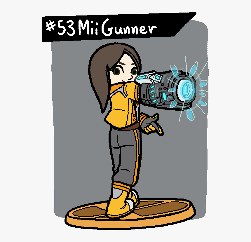 *53 Miigunner Cartoon Clip Art - Super Smash Bros Ultimate Pichu Lightning, HD Png Download