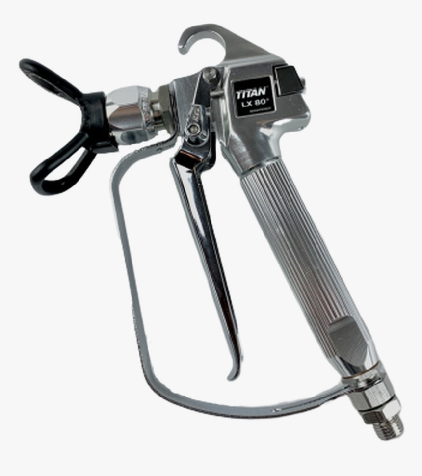 Titan Lx80 Ii 4 Finger Airless Spray Gun W/ Guard 580 - Revolver, HD Png Download