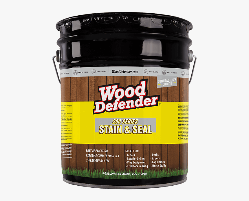 200 Series Semi-transparent Bucket - Wood Defender, HD Png Download