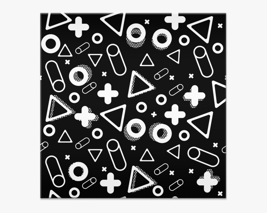 Azulejo 90 S Retro Shapes Patterns De Tobias Fonsecana - T-shirt, HD Png Download