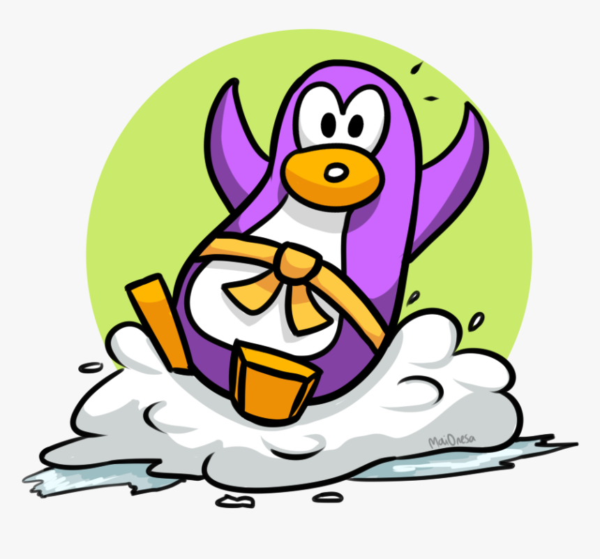Little Penguin On Snow, HD Png Download
