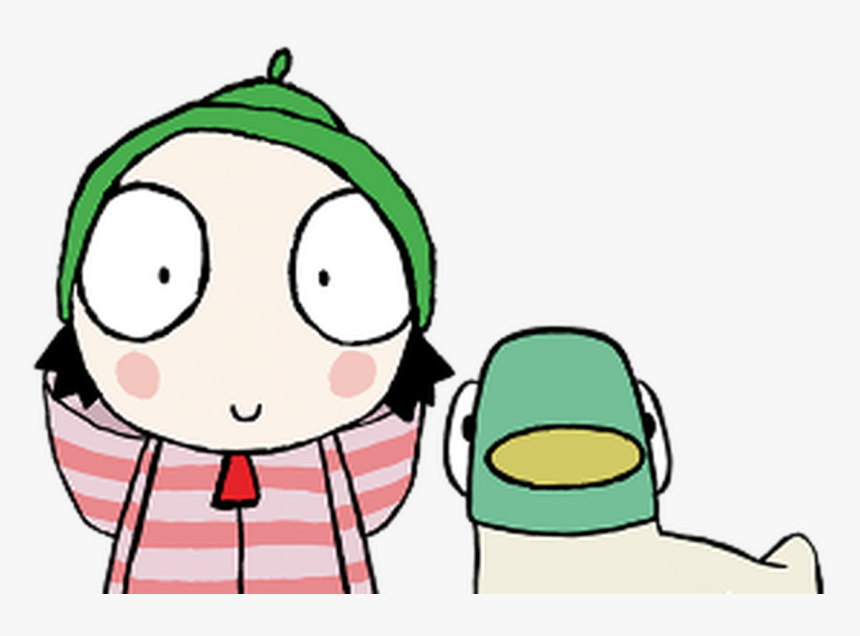 Sarah And Duck Png - Sarah And Duck, Transparent Png