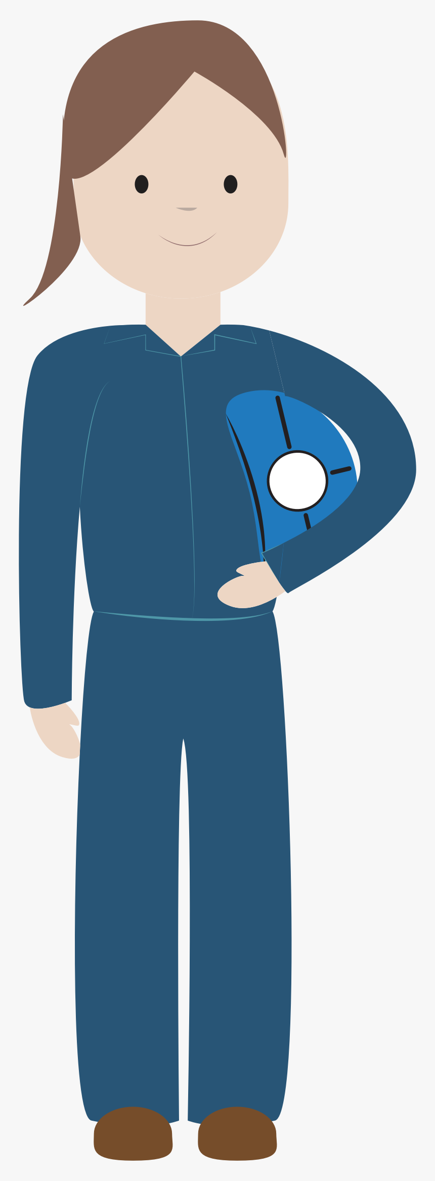 Female Engineer Clipart Png, Transparent Png