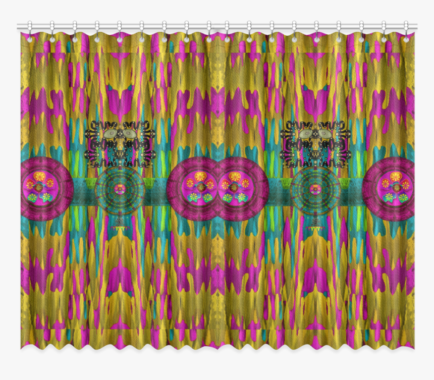 Troll In The Rainbows Looking Good Window Curtain 52 - Curtain, HD Png Download