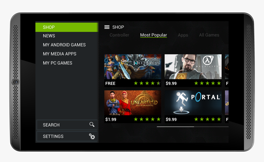 Tablet Nvidia Games, HD Png Download
