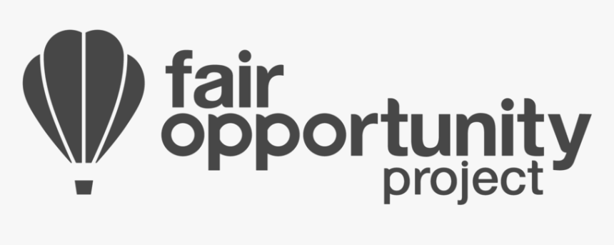 Fair Opportunity Project Black - Hot Air Balloon, HD Png Download