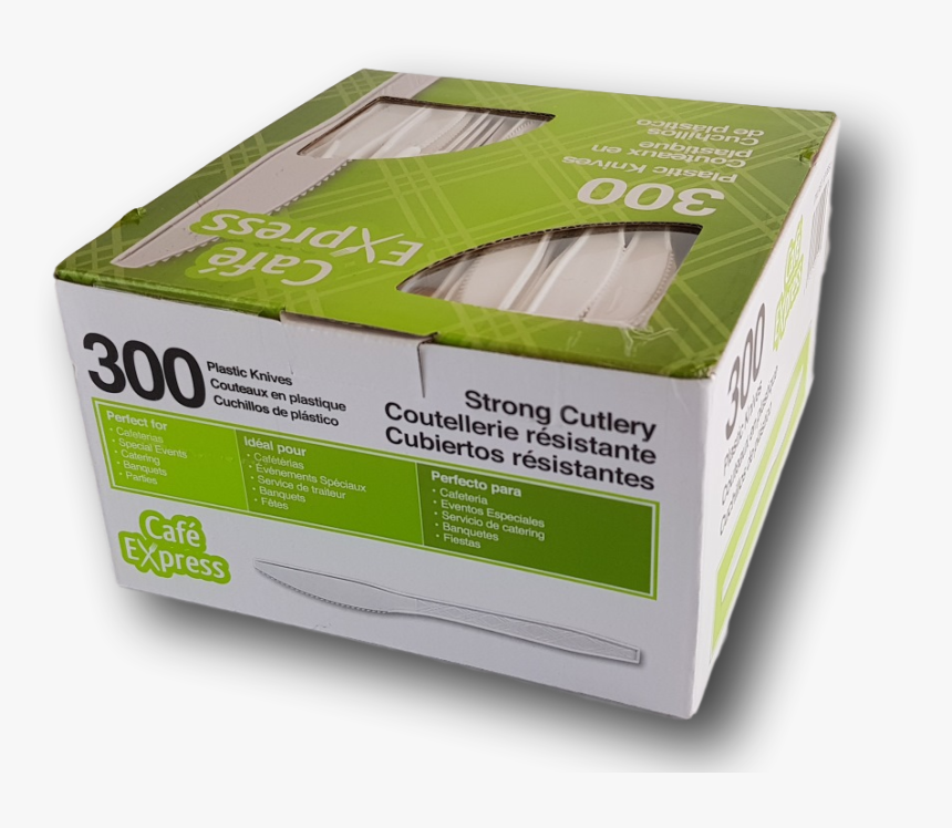 Cafe Express Heavyweight Plastic Knives - Carton, HD Png Download