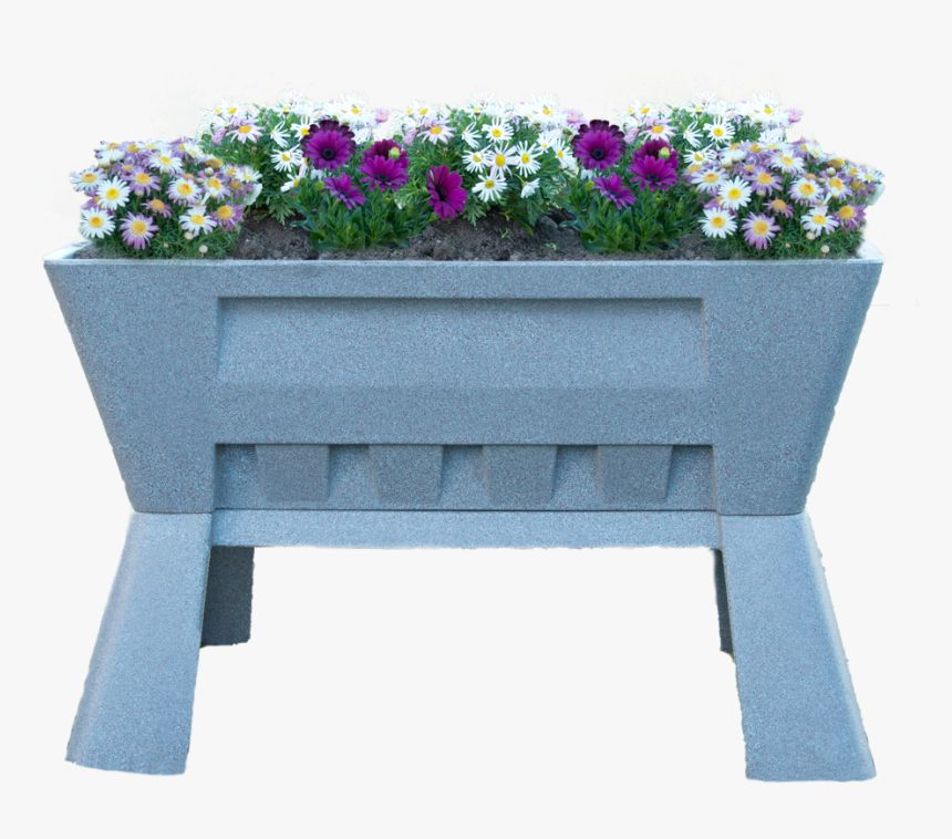 Garden Easi Planter Box In Stone Marble - Pansy, HD Png Download