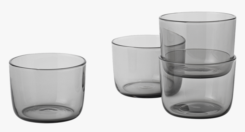 10055 Corky Drinking Glasses Low Grey - Muuto Corky Glasses, HD Png Download