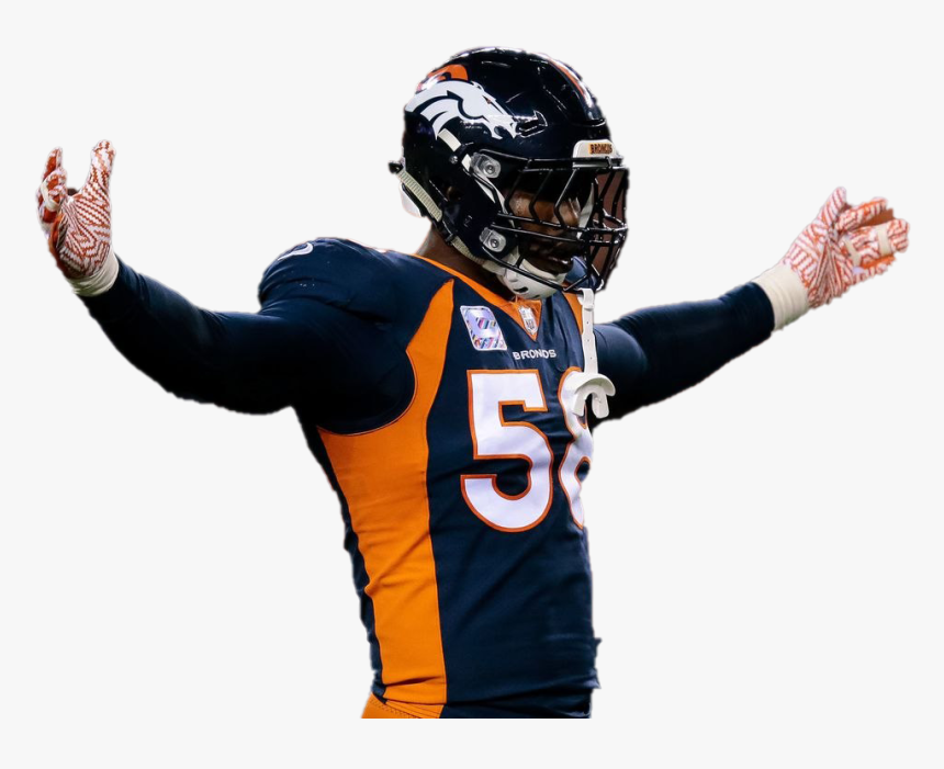 Von Miller Free Png Image - Football Player, Transparent Png