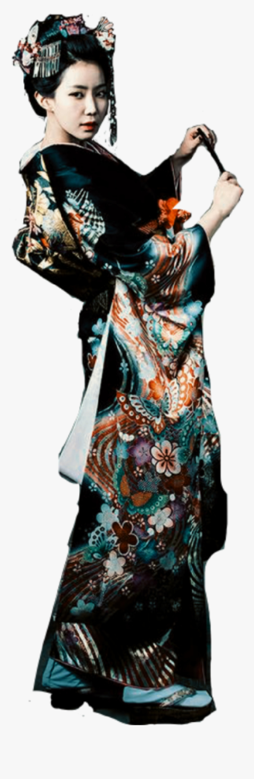 #geisha - Kimono, HD Png Download
