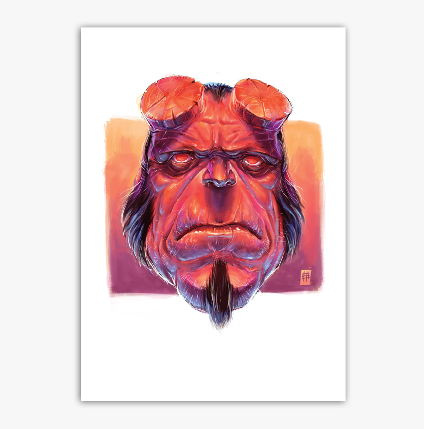 Image Of Hellboy - Monkey, HD Png Download