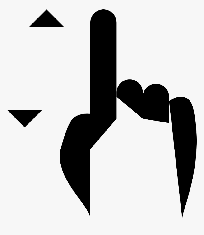 Gesture Drag Up Down, HD Png Download