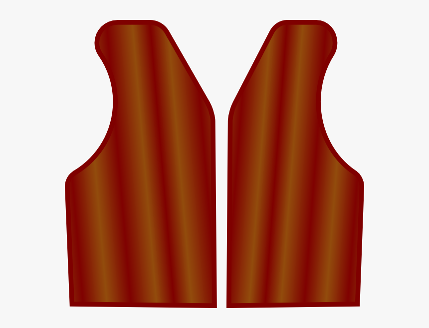 Maroon Brown Vest Svg Clip Arts - Cowboy Vest Clip Art, HD Png Download