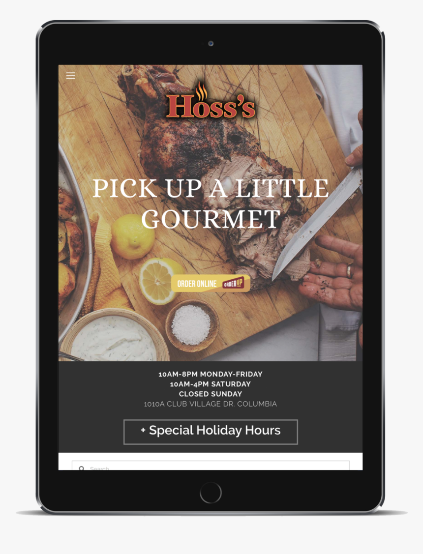 Hoss S Market Ipad - Meat, HD Png Download