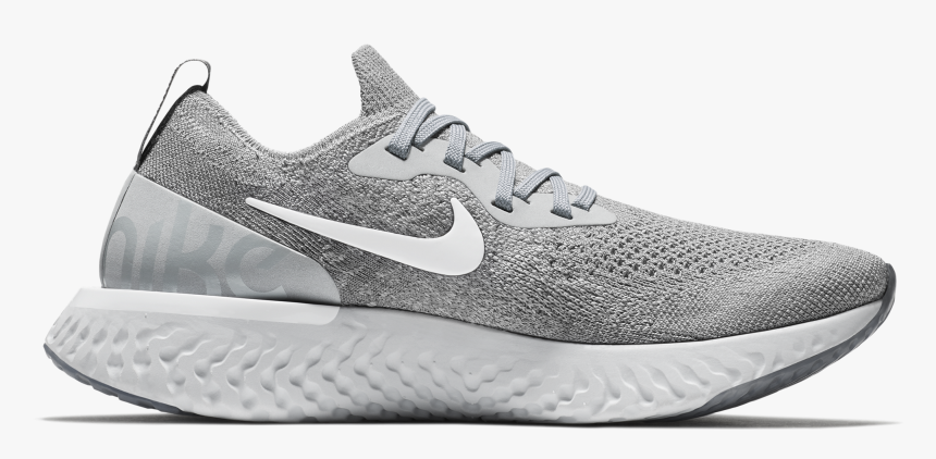 Nike Epic React Flyknit Šedé, HD Png Download