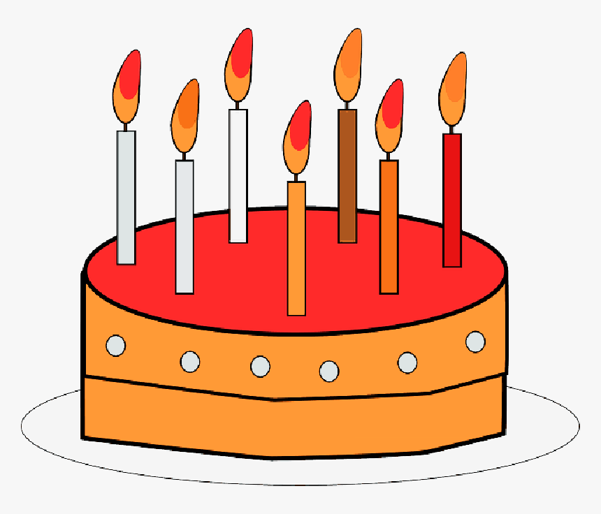 Birthday Cake Clip Art , Png Download - Colorful Birthday Party Drawing, Transparent Png