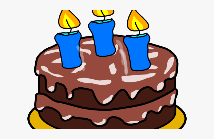 Birthday Cake Clipart Candle Transparent Cartoon Birthday Cake Hd Png Download Transparent Png Image Pngitem