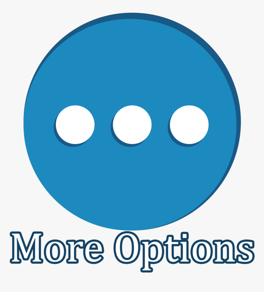 More Options - Circle, HD Png Download